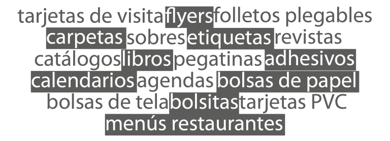 Tarjetas visita, libros, flyer, folletos, carteles